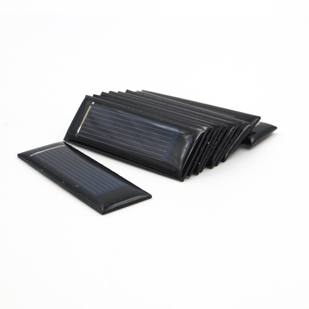 10pcs /lot Poly Panel Solar Standard Epoxy Polycrystalline Silicon 0.5V 100mA DIY Battery Power Charge Module Solar Cell toy