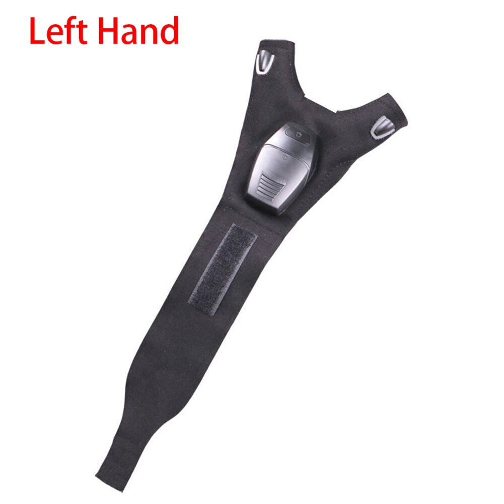draussen Nacht Angeln Handschuhe mit LED Licht Hand Freies Taschenlampe Wasserdichte Reparatur Werkzeug Lampe: Schwarz