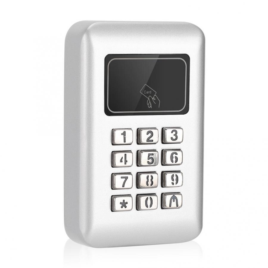 Smart Metal Access Control Password + ID Card Backlit Button for Home Office Entry System