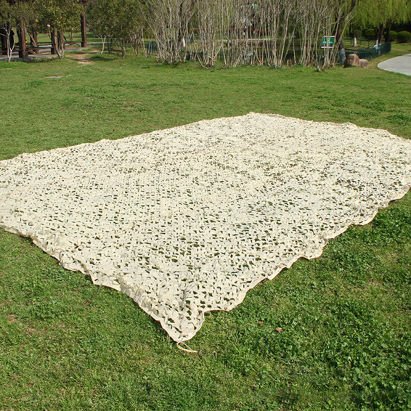 2*6 Meter Zonnebrandcrème En Zonnescherm Net Buiten Camping Tent Accessoires Jungle Beige Samouflage Net