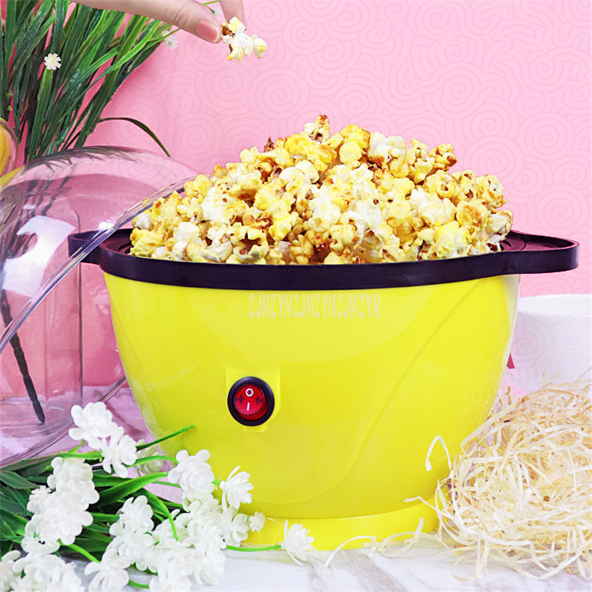 Mini Household Electric Popcorn Maker Machine Non-stick Coating Automatic Natural Corn Popcorn Maker For Home Use JX-MINIPOP01