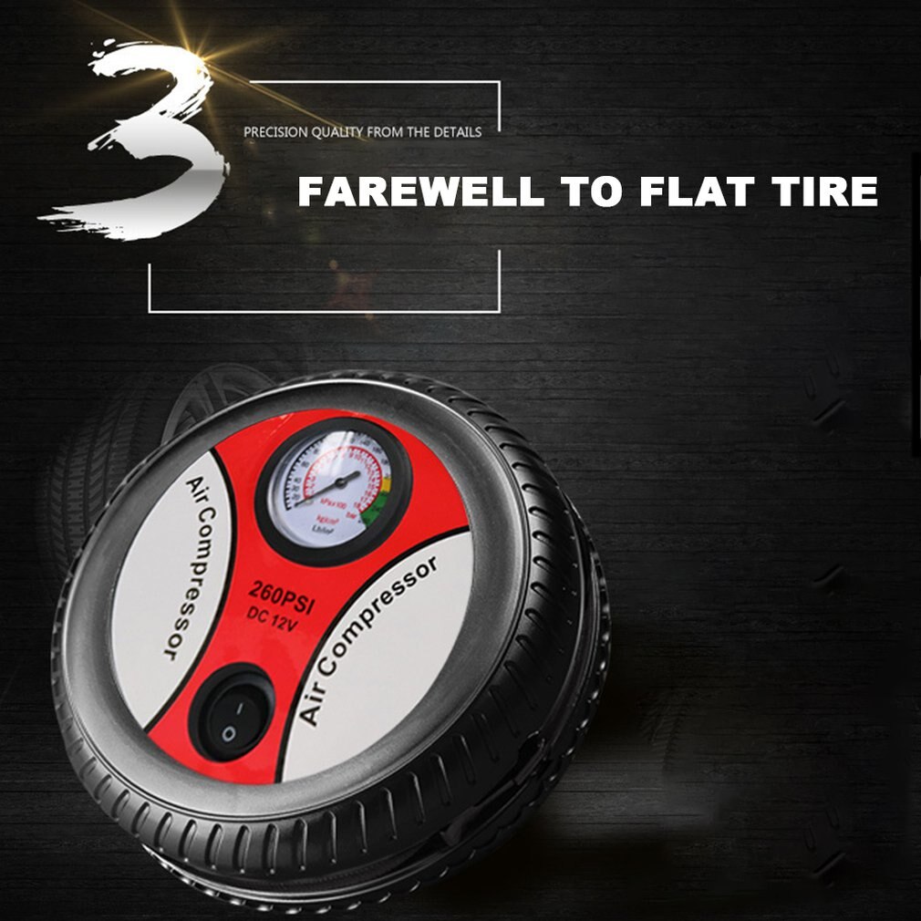 Premium Car Tire Air Pump Portable Car Air Pump High Power Tire Fast Air Tool Car Tire Emergency Use