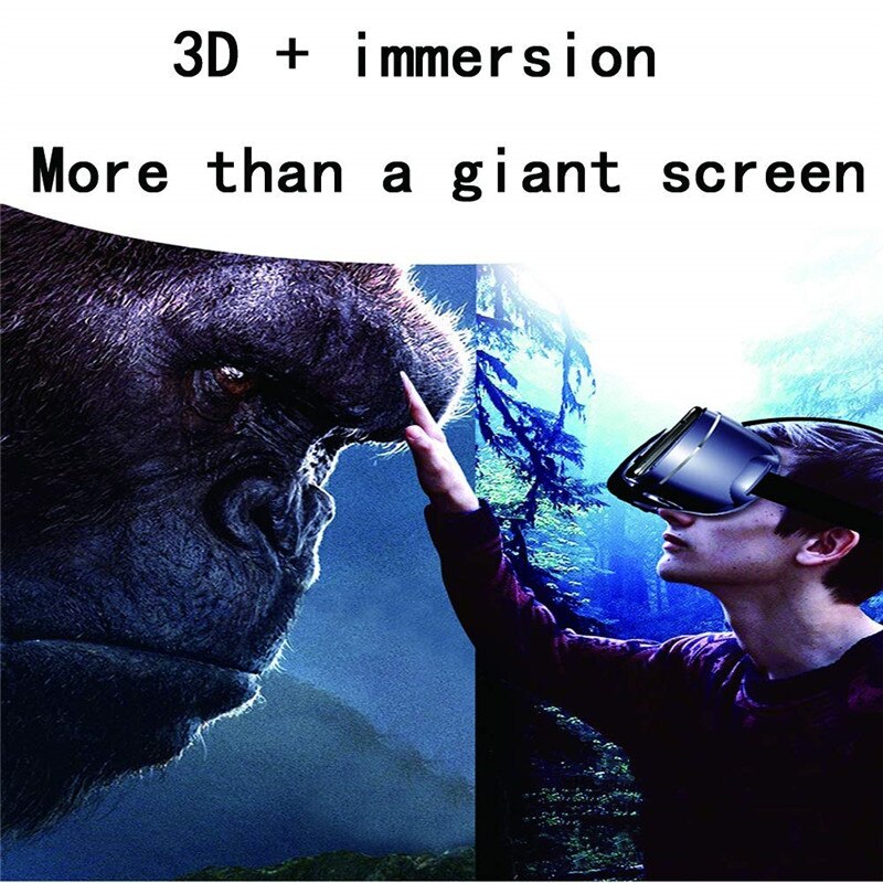 VRG PRO virtual reality VR glasses full-screen viewable wide-angle 120 degrees suitable for 5 to 7-inch smart phone devices