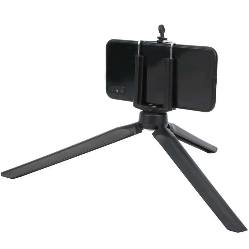 Mini Desktop Statief Draagbare Mobiele Telefoon Stand Beugel Met Telefoon Clip Voor Selfie