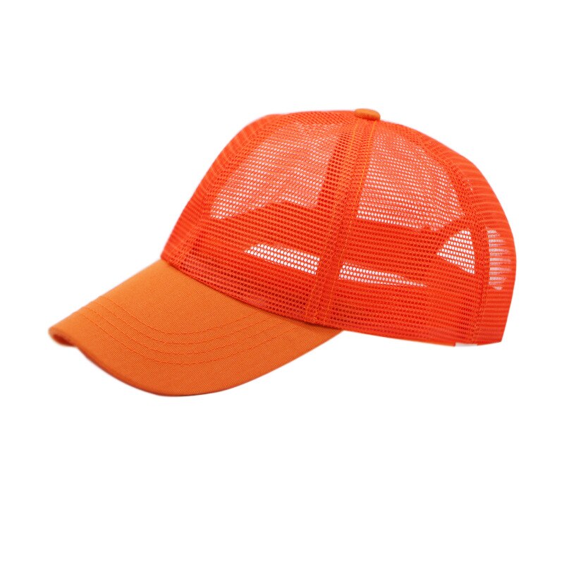 Spring and Summer Fresh Candy Color Baseball Net Cap Multicolor