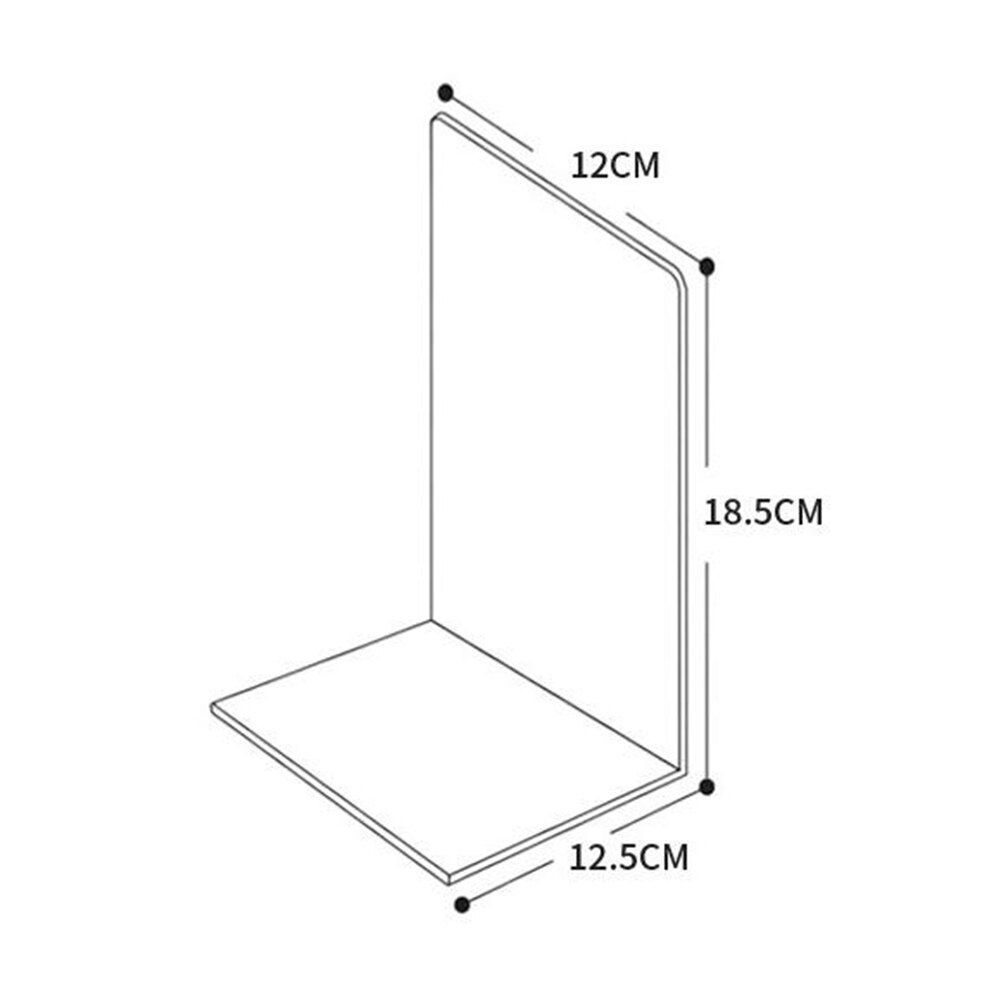 1pc akryl gjennomsiktige bokstøtter bok vise stativ bok stativ holder ramme dokumentholder stativ skrivebord arrangør bokstøtte