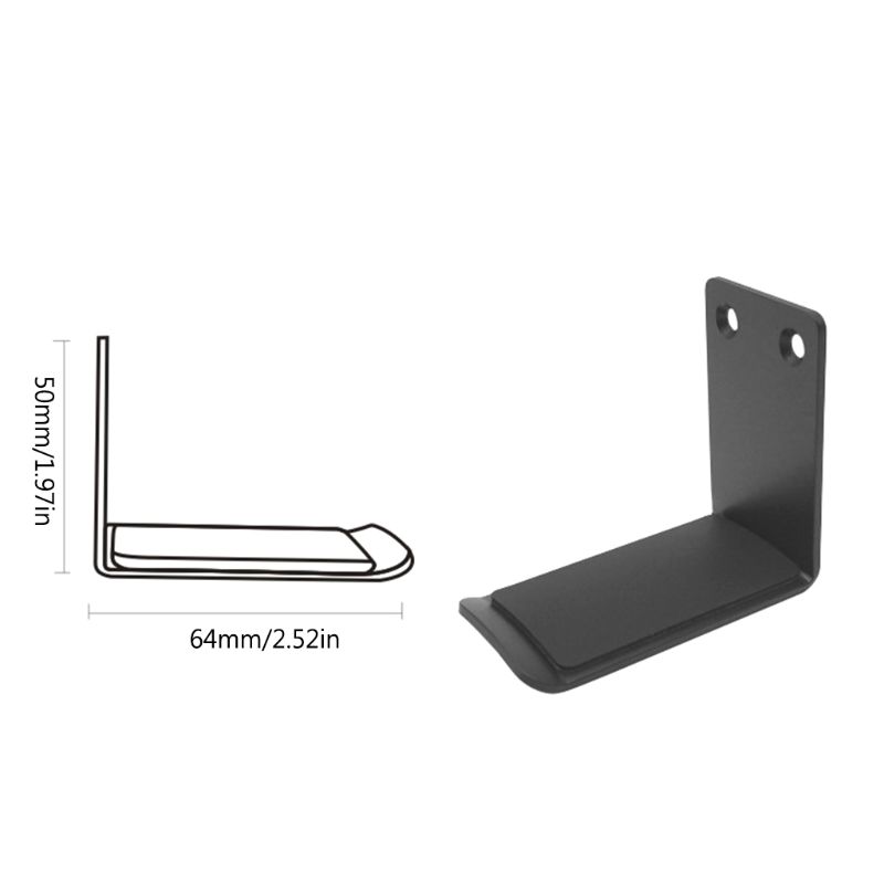 Aluminum Alloy Headphone Hanger Holder Wall Mount Headset Stand Desk Display Bracket Hanging Hook Earphone Rack