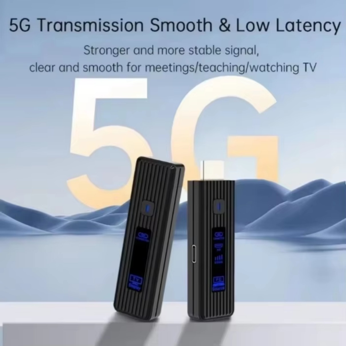 Uppgradera 50m trådlös hdmi-videosändare/mottagare kit hdmi-förlängare adapter tv-stick dongle för skärm, projektor, bärbar dator