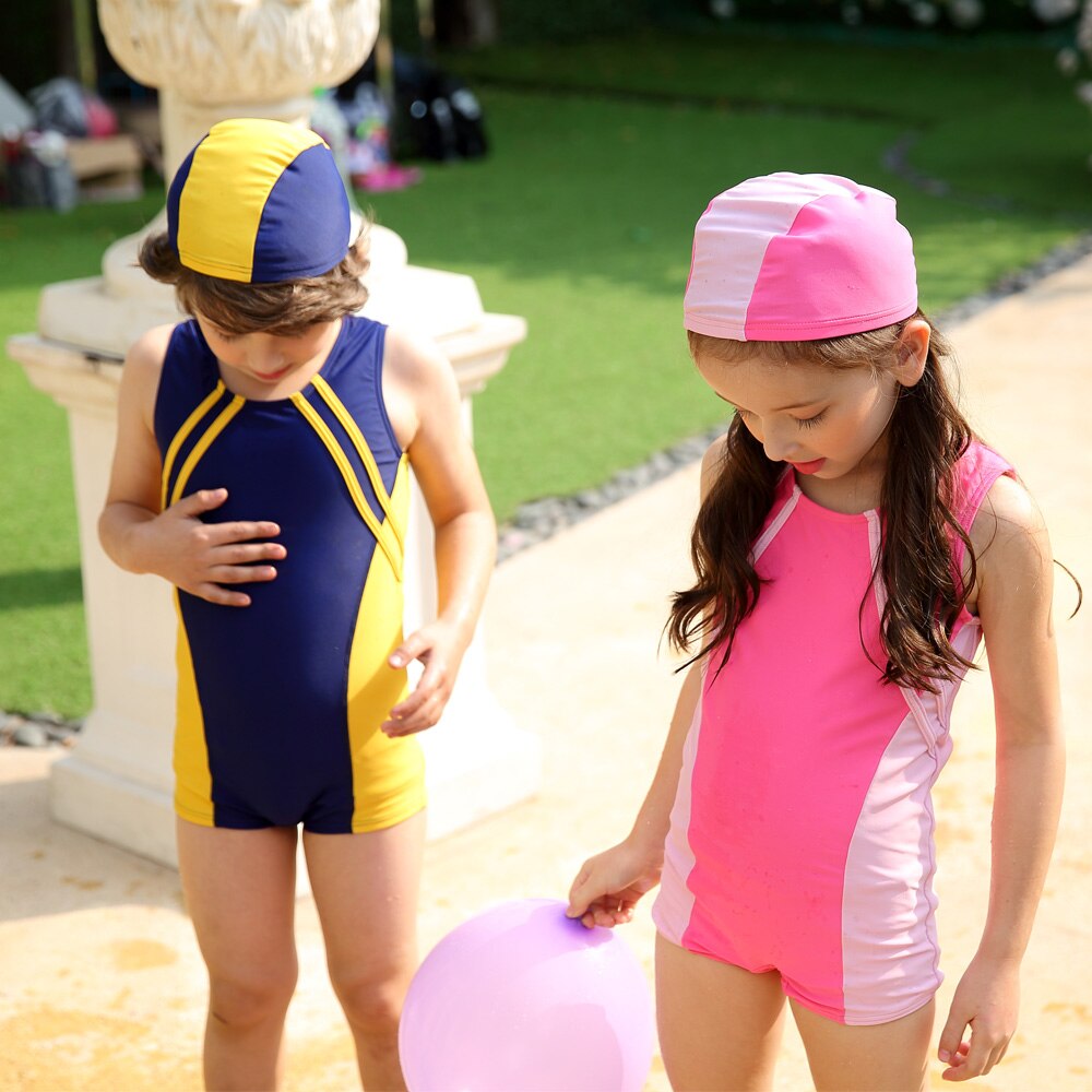 Piger pink badedragt upf 50+  uv et stykke badetøj med kasket drenge barn badedragt udslæt vagt strand skjorte 5-10 år