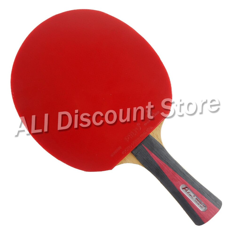 Palio ENERGIE 03 Blade met 2x CJ8000 H40-42 Rubbers voor een Tafeltennis Combo Racket FL