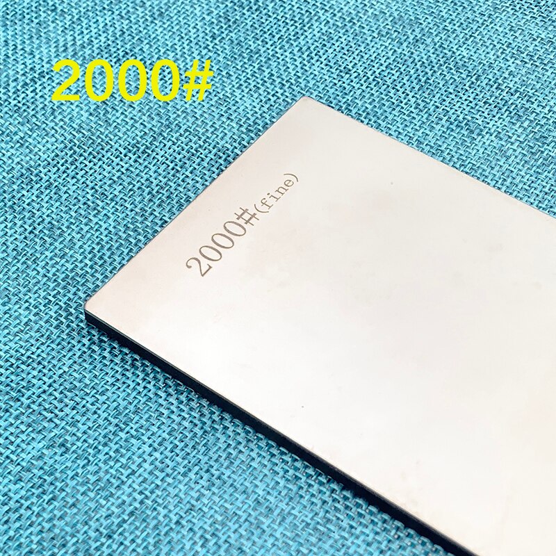 320/800/1200/2000 sett diamant slipestein base kjøkkenverktøy kvern kniv sliper stang blad skarp spiss kant: 2000 grus