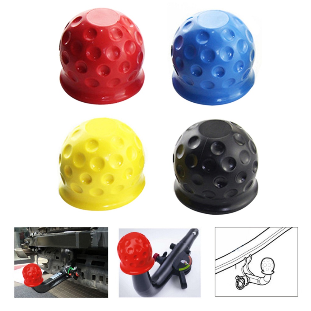 Gloednieuwe 50MM trekhaakbal afdekking, universele trekhaakbal beschermkap, auto-accessoires.