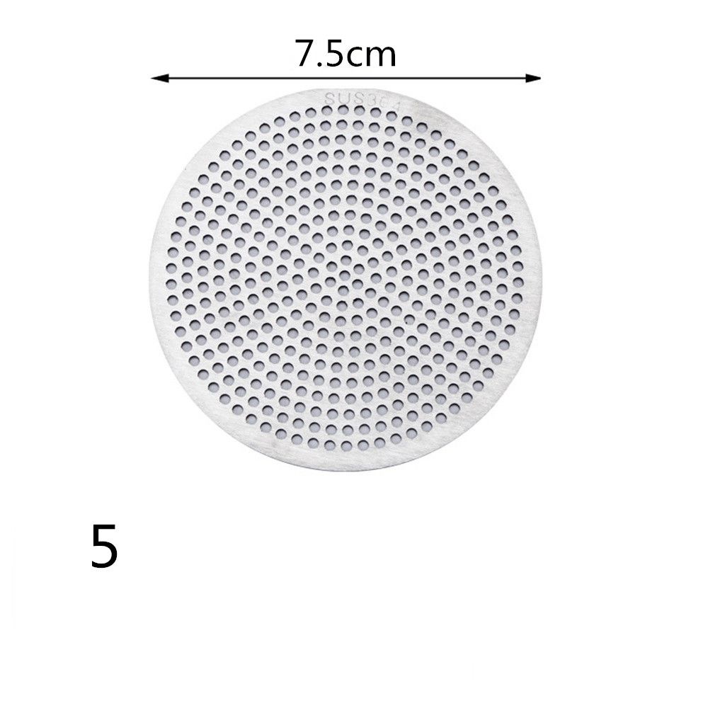 Filtro de pelo inoxidable 304, herramienta de drenaje de suelo, accesorios de baño, cubierta de drenaje de ducha, colador de fregadero: Morado