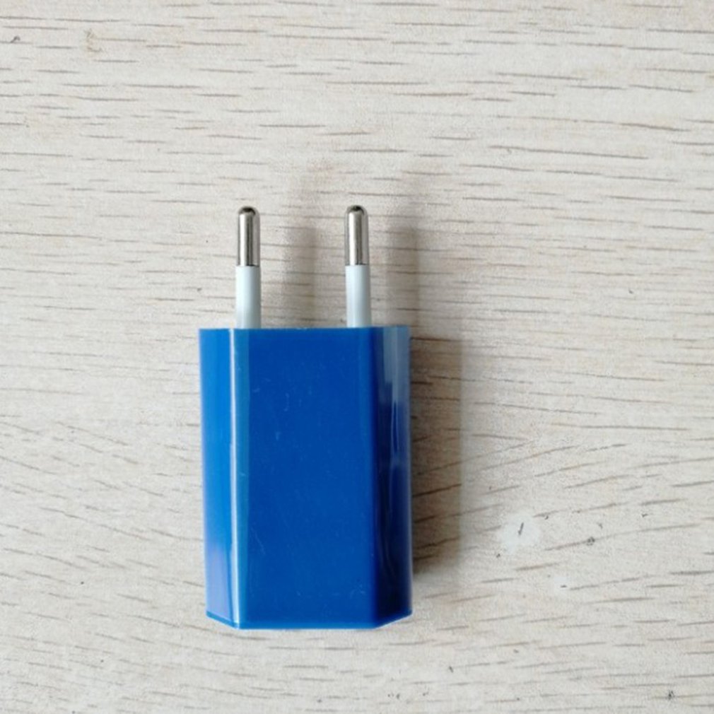 Usb vegglader lader adapter 5v 500ma enkel usb port hurtiglader stikkontakt kube for iphone for android telefon
