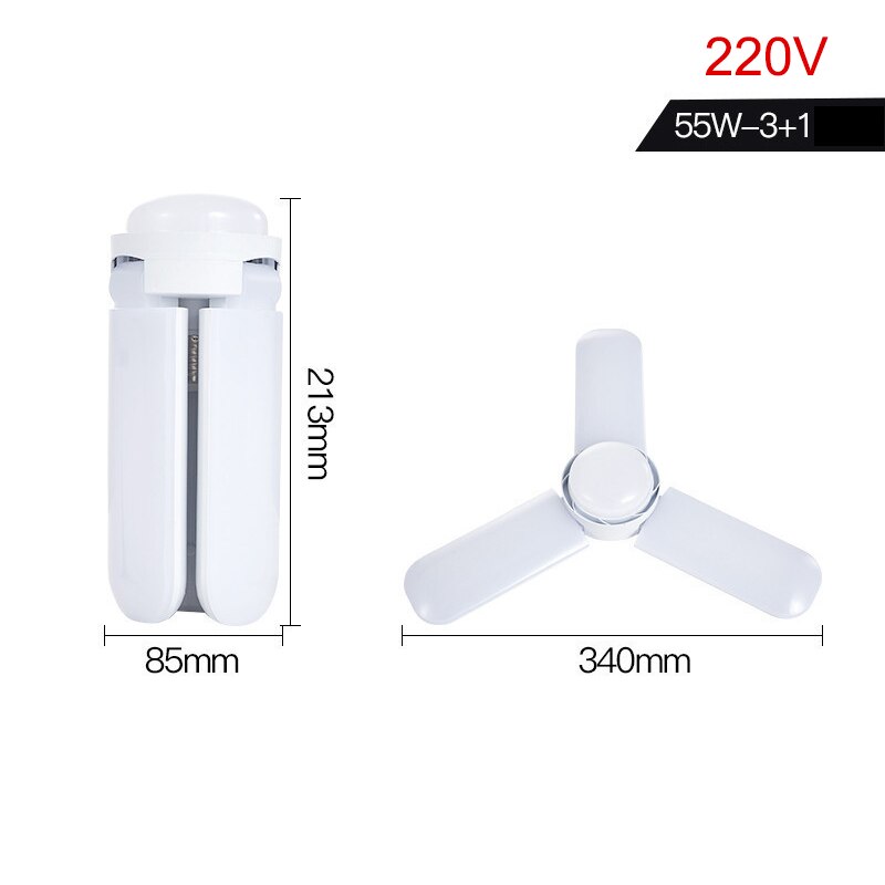 Vervormbare led garage lampen plafondarmatuur thuis winkel werkplaats lamp jdh 88: B