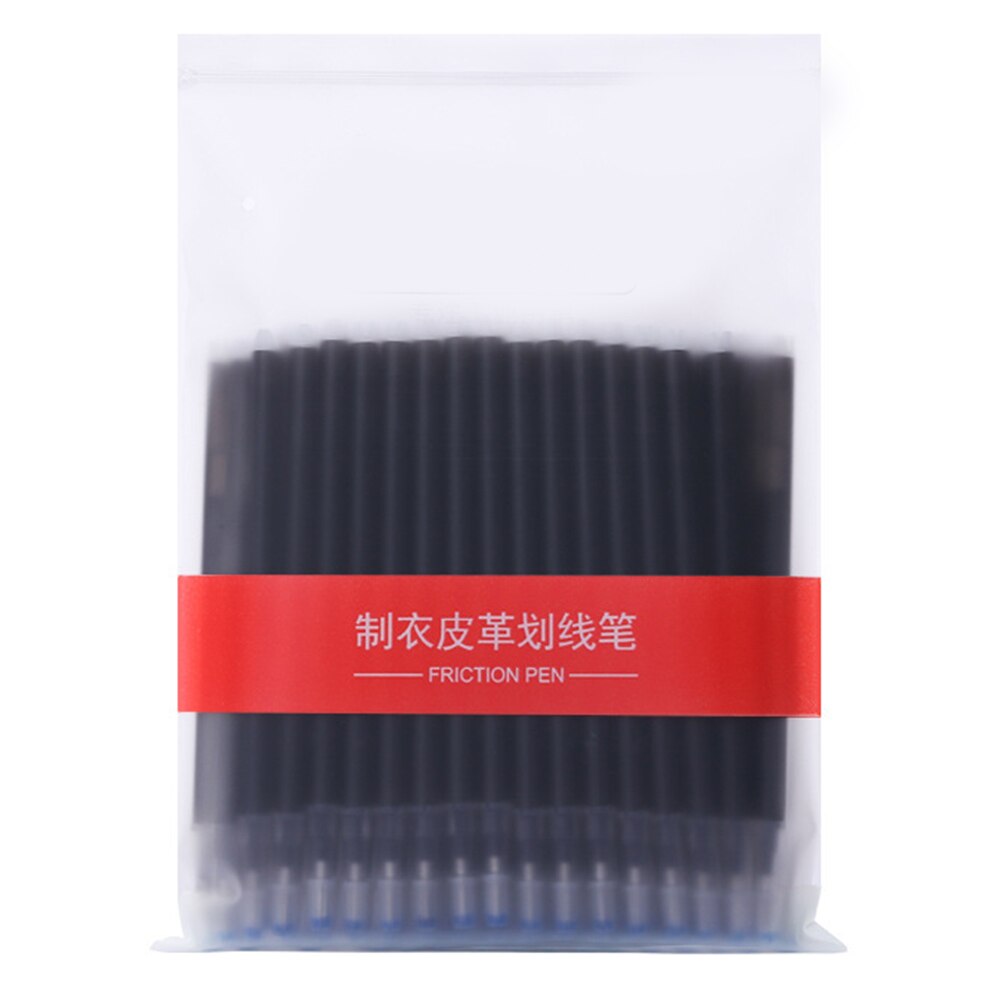 100 Pieces Pen Refills Heat Erasable Fabric Marking for Sew Quilting Dressmaking Stainless Steel 100 Pieces Pen Refills EIG88: black