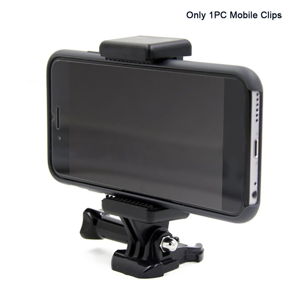 Monopody klip akcesoria robić kamery przenośny wysuwany statyw uchwyt adaptera regulowany z 1/4 otwór na śrubę uchwyt na telefon dla GoPro