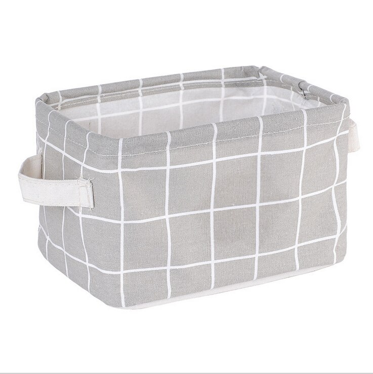 Diy Desktop Opslag Mand Diversen Ondergoed Speelgoed Opbergdoos Cosmetische Make-Up Boek Organizer Briefpapier Container Wasmand: F