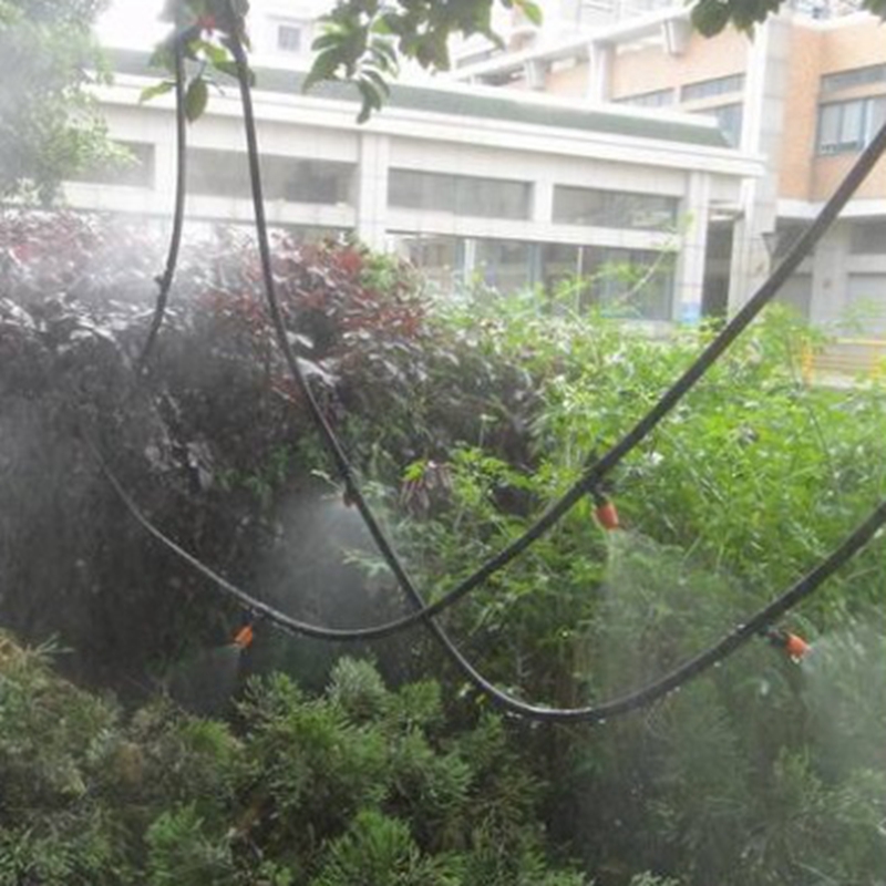 5m 10m Micro Spray Irrigation System 4/7mm Hose DIY Adjustable Sprinkler Outdoor Plant Greenhouse Garden Automatic Watering Kits