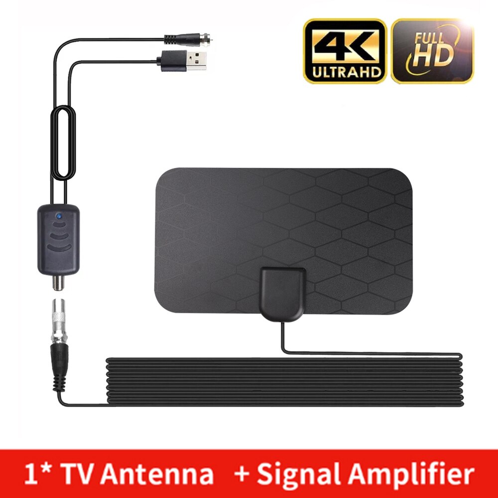 25db high gain hd tv dtv boks digital tv antenne 3000 miles booster indendørs antenne hd tv boks: Antenne tilføje forstærker