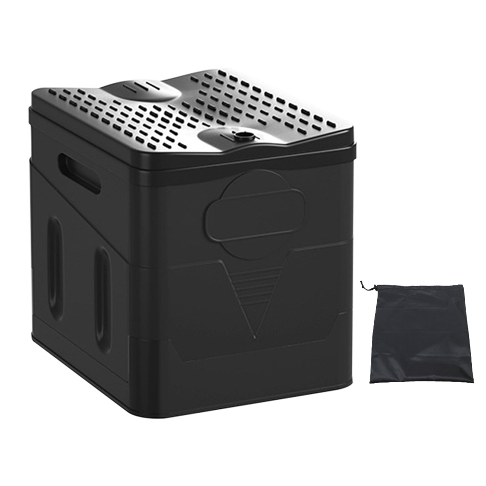 Outdoor Toilet Draagbare Outdoor Camping Opvouwbare Toilet Sterk Dragende Herbruikbare Prullenbak Voor Tour Noodhulp Zelfrijdende Reizen: Roze
