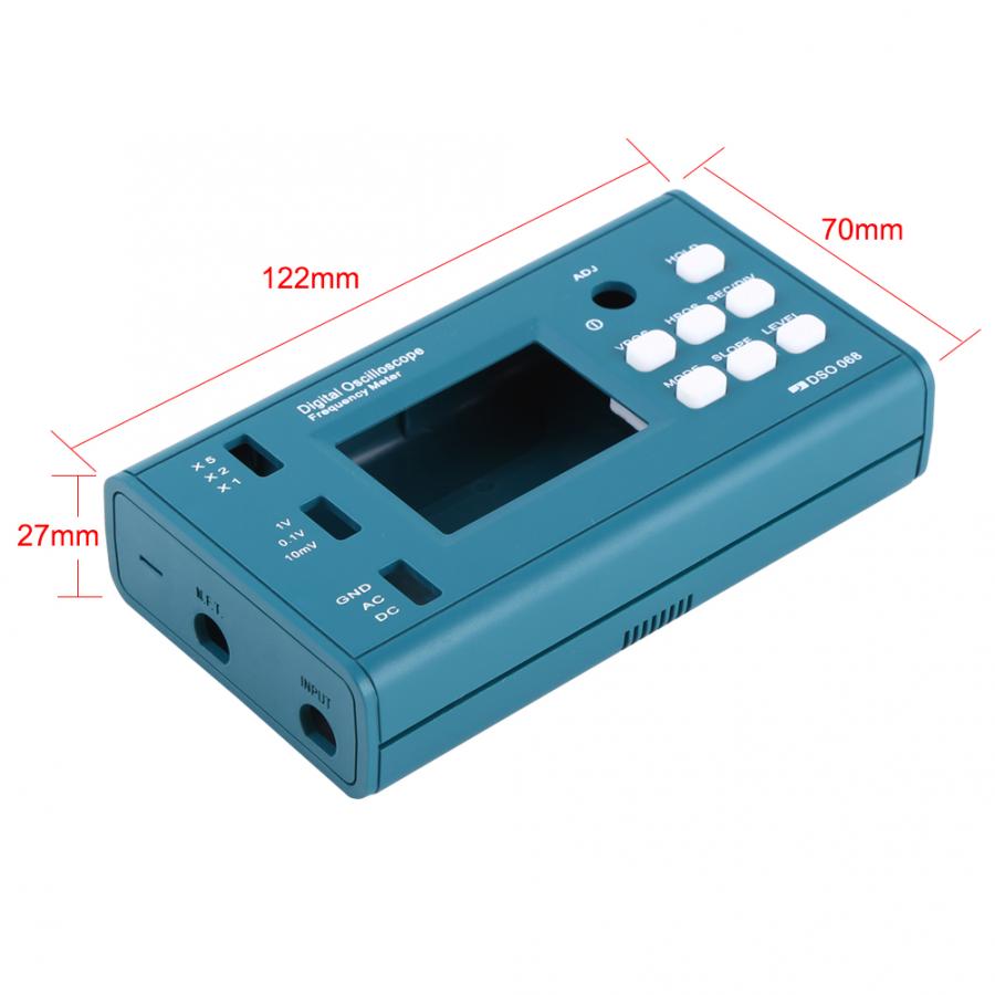 Digital Storage Oscilloscope DIY Kit Disassembled Parts with LCD 20MHz Probe Teaching Set Oscilloscope