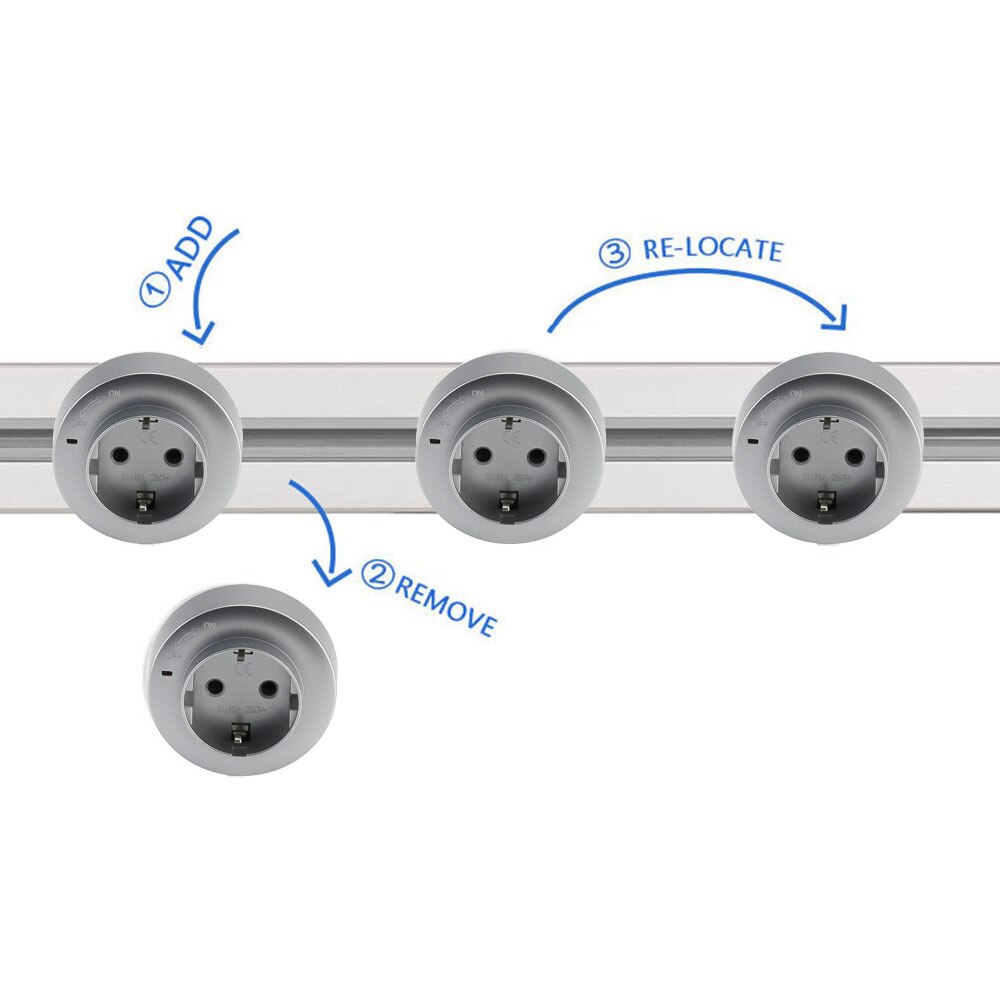 Free Combination 4000W Home Socket European Socket Adaptor Office Meeting Room