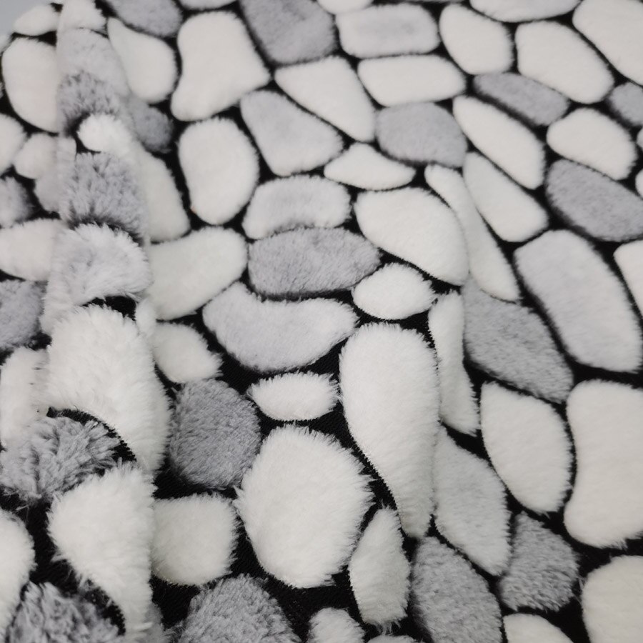 Fleeced flanell tyg dubbelsidig korall fleece mjuk varm baby plysch lakan tyg sammetsfilt tyg 160*50cm: 8