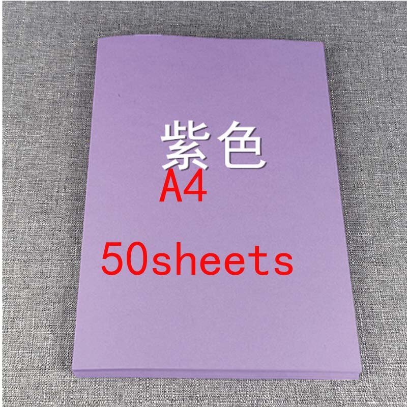 230g Purple series Card Paper thick Stationary Cardboard Craft Kid DIY A4 A3 Cardstock Jam Paper for Flowers Background Dec: A4-2