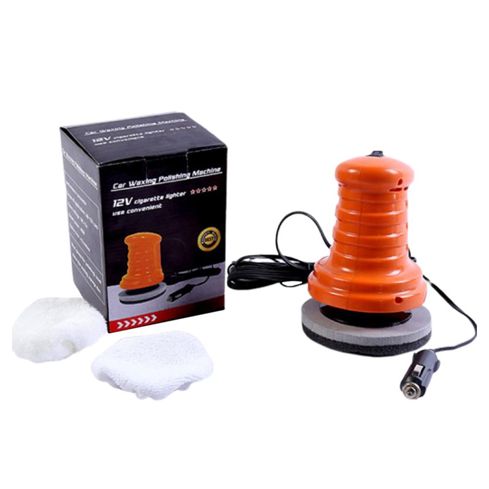 Dc12V Car Polisher Waxing Machine Beauty Tool Floor Electric Household Car Scratch Repair Sealing Machine: orange