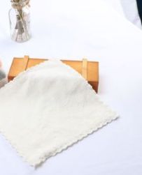 25x25cm Kinderen Zakdoek Fluwelen Kleine Handdoek Zachte Absorberende voor Vriendelijker ganden: 4