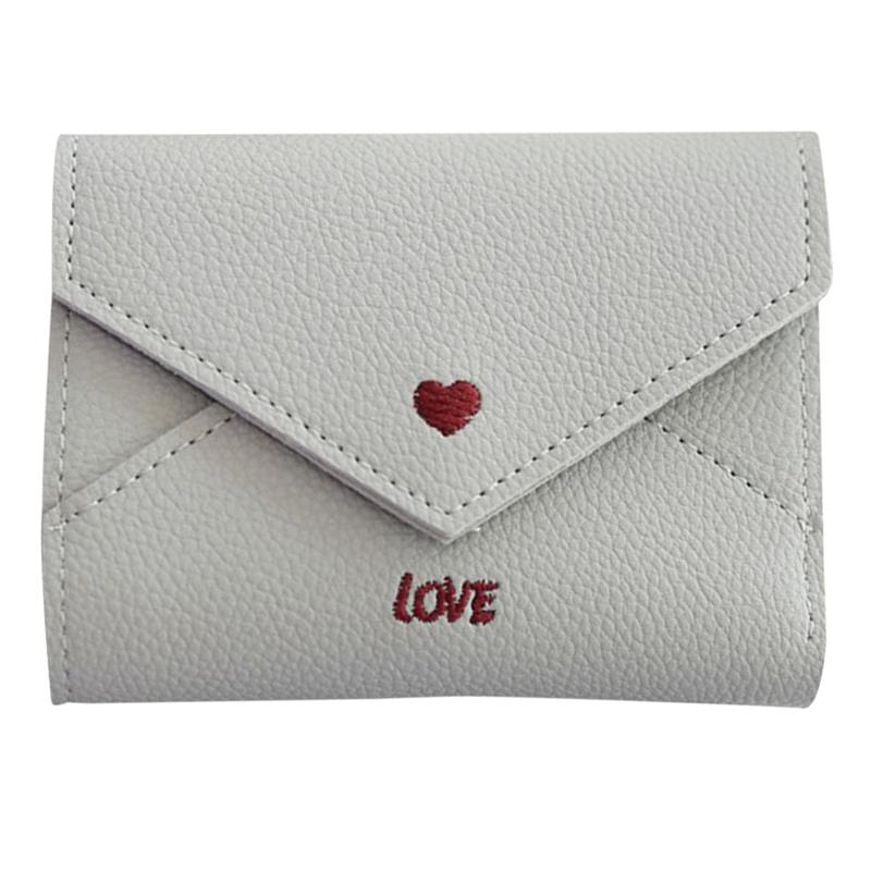 Cartera de mujer con bordado , Cartera de informal con tarjeta bordada, cartera de mano, Cartera de cambio,: 4