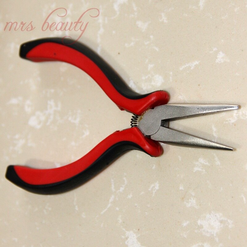 Micro Rings Loop Threader Treknaald Gebruikt met Haartang Kralen Micro Ring Haarverlengingsgereedschap Naald Haaknaaldlus