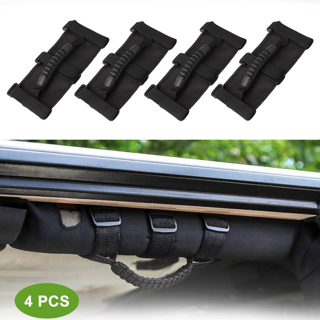 4x Roll Bar Grab Handles Fit for Jeep Wrangler YJ TJ JK JL Gladiator JT