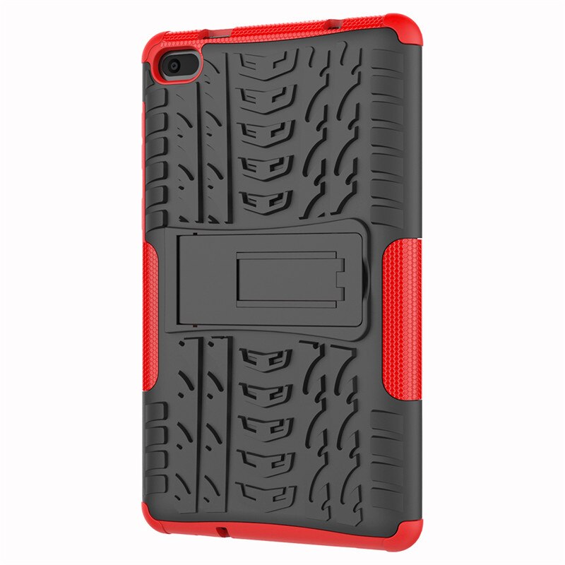 Funda para Lenovo Tab E7 E 7 TB-7104F TB-7104 7,0 pulgadas Funda resistente 2 en 1 híbrida resistente Funda soporte para Tablet Capa: red
