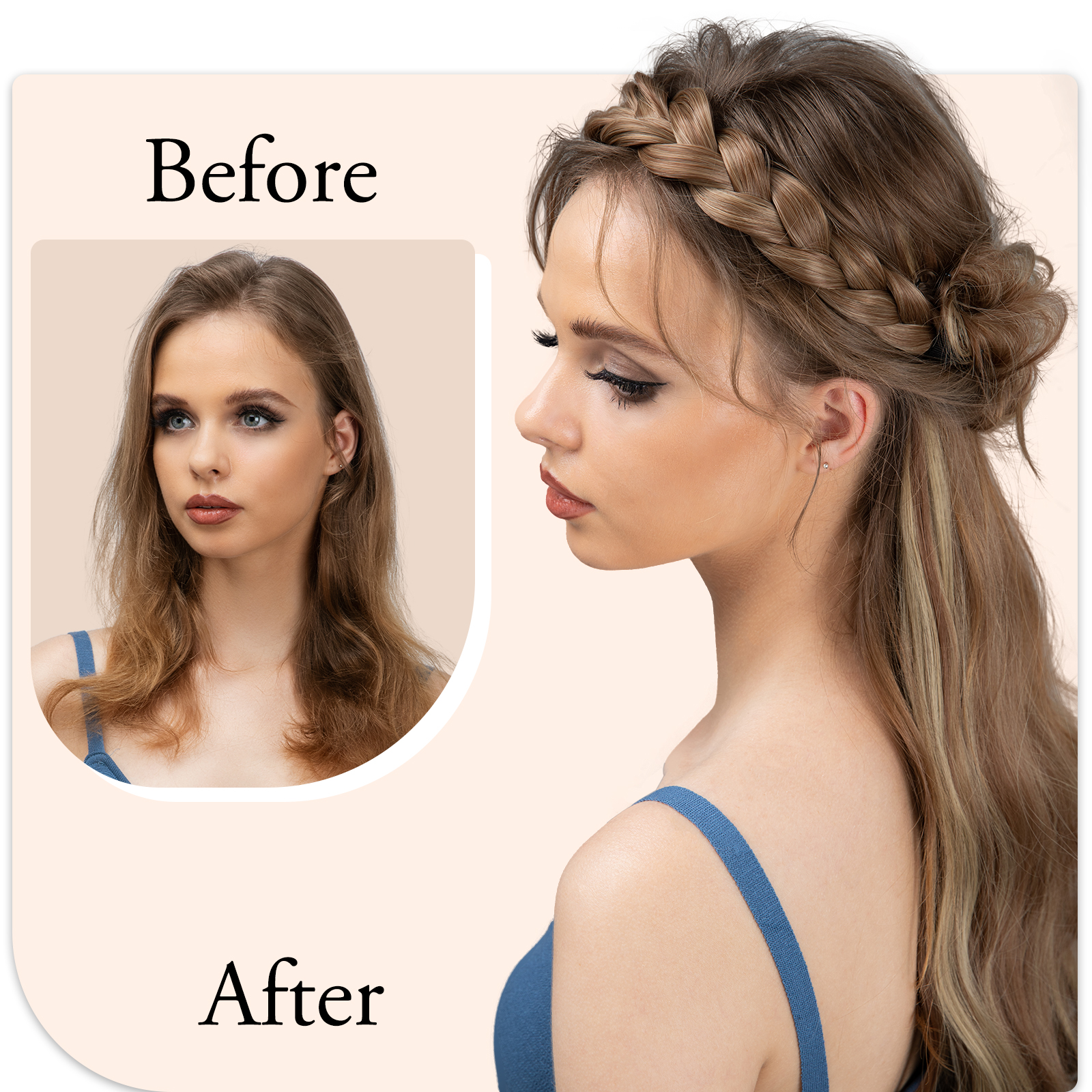 Synthetic Premium Adjustable Handmade Braided Elastic Band Hair Braiding Hair Headband Headwear For Women