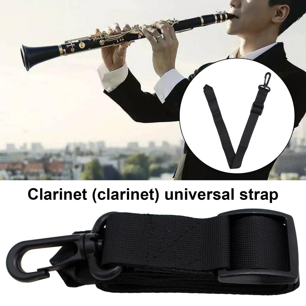 Clarinet Neck Strap Wear-Resistant Breathable Adjustable Sax Clarinet Woodwind Strap Accessories