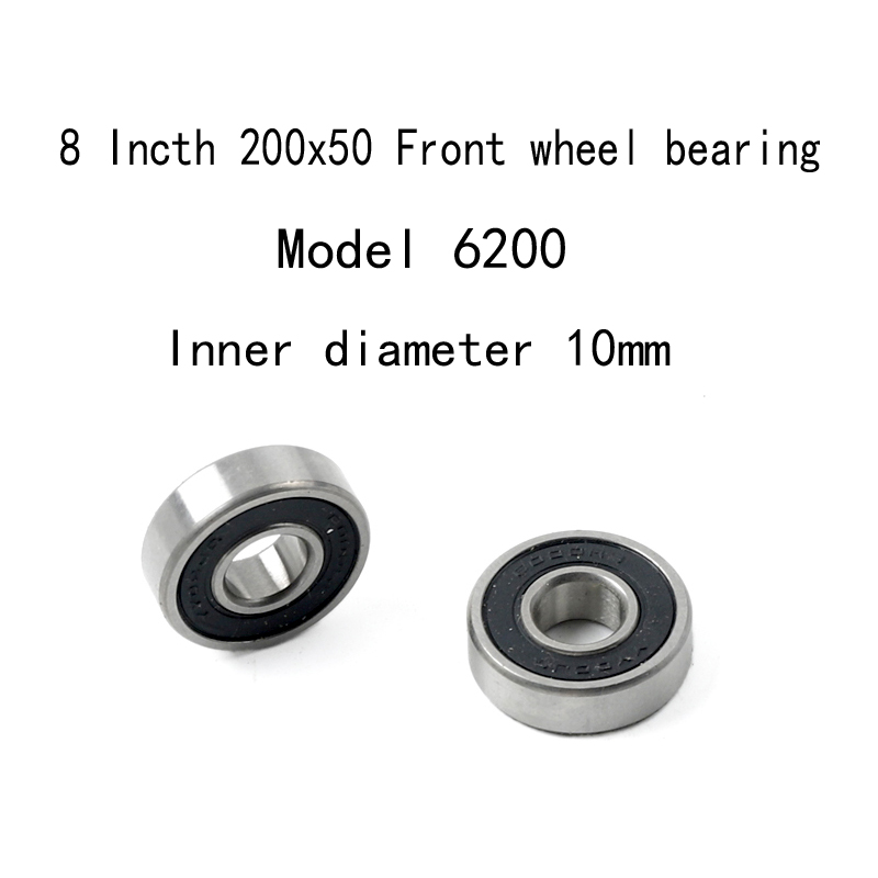 Electric scooter Wheel Axle Front wheel 100MM 160MM front wheel motor ball bearing for 8 Inch 10 Inch Wheels Rims Tires Tubes