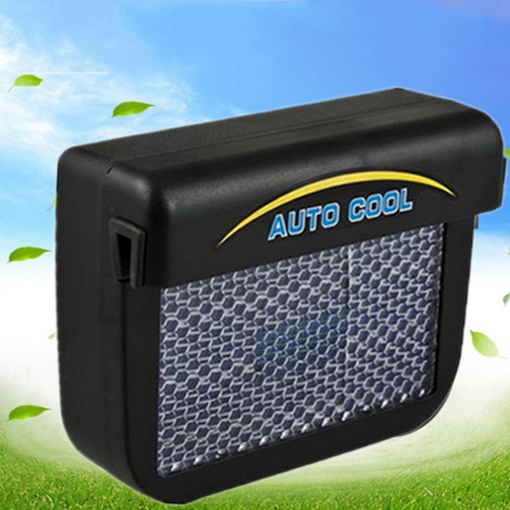 Auto plezier auto ventilator cool zonne-uitlaatventilator zonne-ventilator