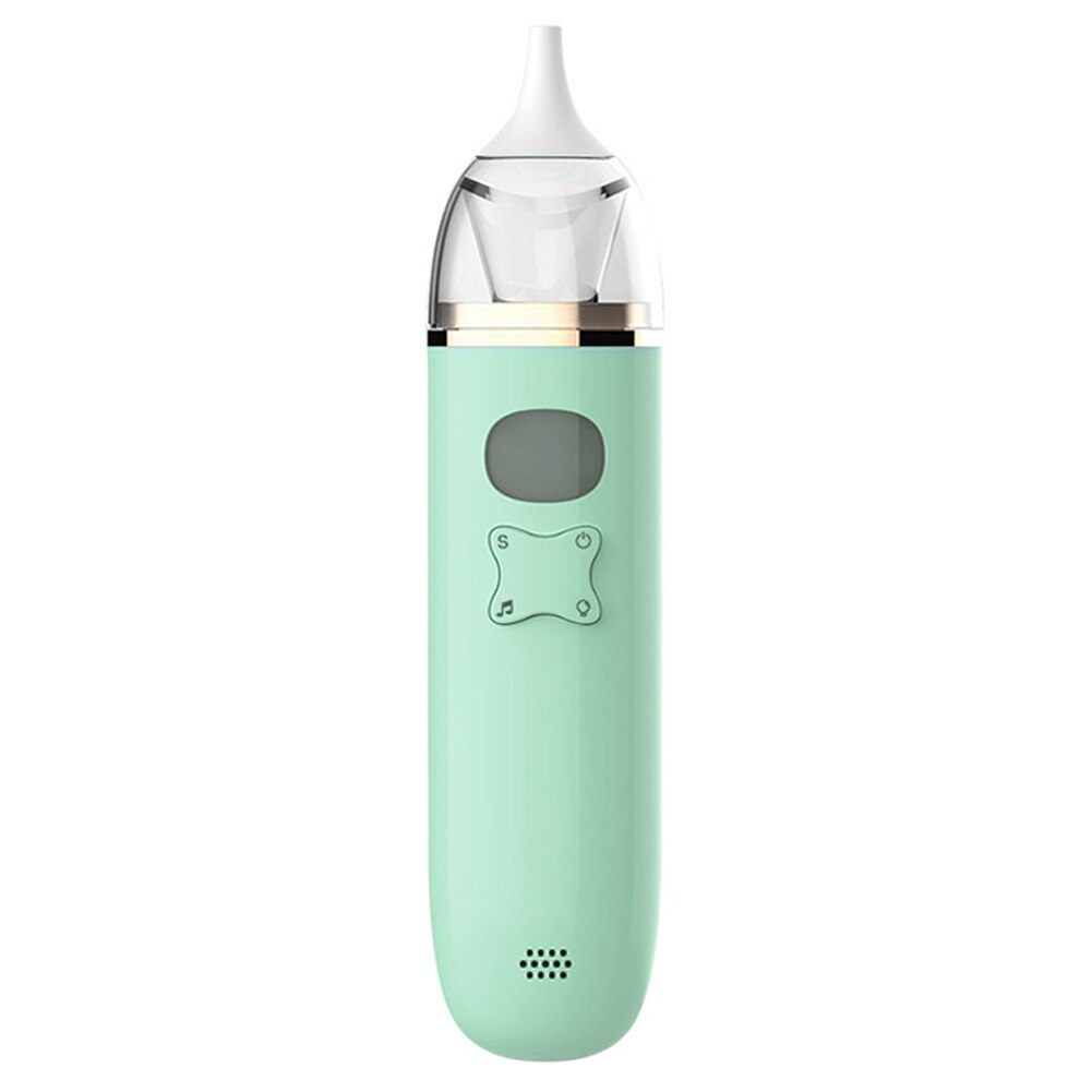 Aspirador Nasal eléctrico para bebé, aspirador giratorio, succionador de mocos AN88: green