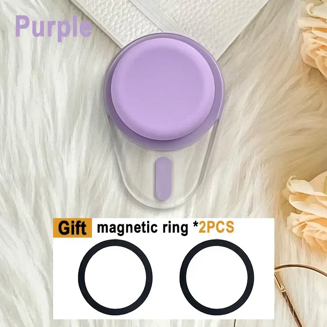 Voor Magsafe Mobiele Telefoon Grip Tok Griptok Voor IPhone 15/14/13/12 Serie Magnetische Telefoon socket Pocket Telefoon Houder: Sky Blue