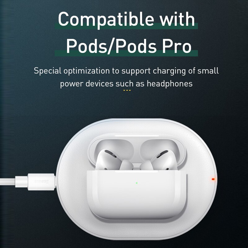 Baseus 15W Qi Draadloze Oplader Voor Iphone 11 Pro X Xs Max Xr 8 Plus Snel Opladen Voor Airpods pro Samsung S9 S10 S20 P20 P30 Pro