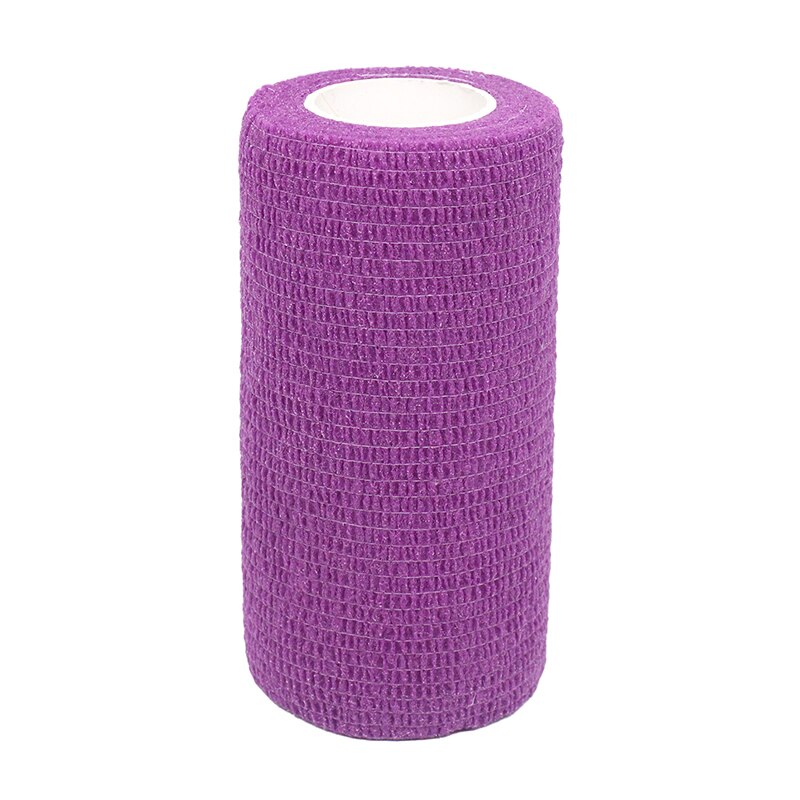 4 Inch 18 Rolls Self Aanhangend Wrap 4 Inch Zelfklevende Bandages Wrap Tape Stretch Bandage Zelfklevende Bandage Wraps: Purple