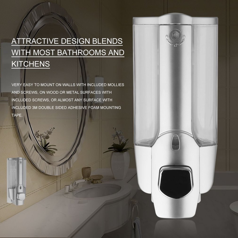 Kafei Zeepdispenser, de muur gemonteerde houder, 350 ml