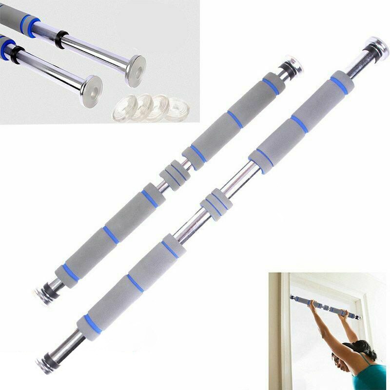 80-130cm Adjustable Door Horizontal Bars Exercise Home Workout Gym Chin Up Pull Up Training Bar Sport Fitness Equipments