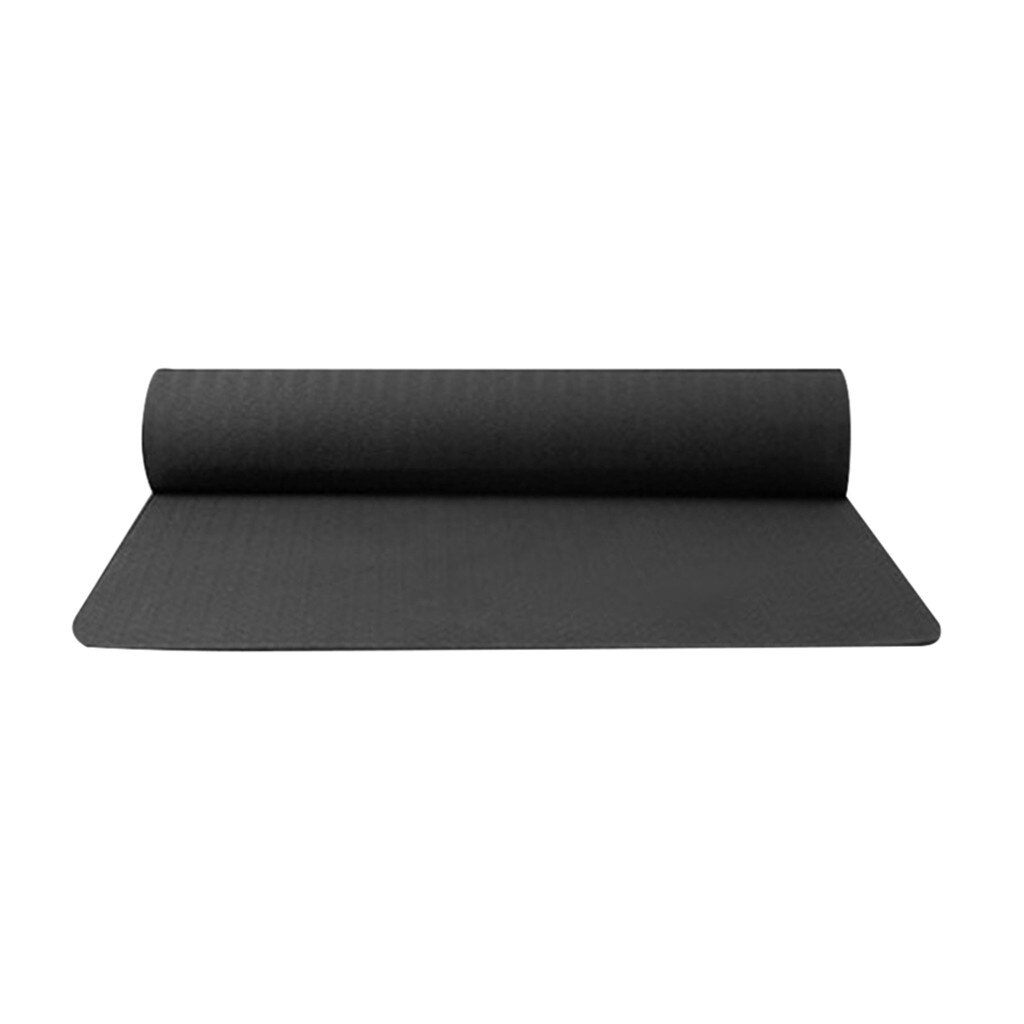 6 Mm Yoga Mats Voor Fitness Antislip Dubbele Kleuren Veilig Te Gebruiken Voor Beginner Milieuvriendelijke Body Building Oefening mat Voor Pilatus G3: Black