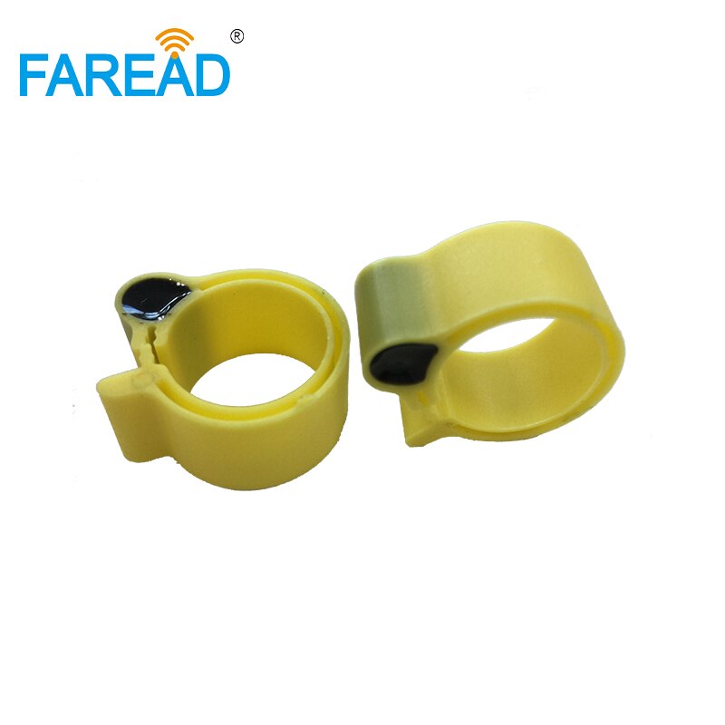 X100 stk rfid  tk4100 chip 125 khz rfid fotmerking til kyllingand id-merking