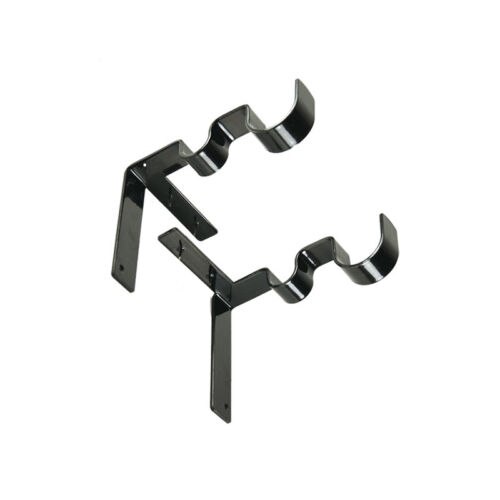 Double Hang Curtain Rod Bracket Into Window Frame Curtain Rod Brackets: Number 1