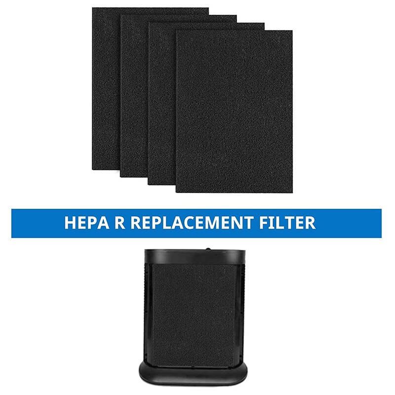 4 Activated Carbon Pre Filters Replacement for Honeywell Air Purifier HPA 300/ Pre-Filter A/ HRF-AP1, 4PCS