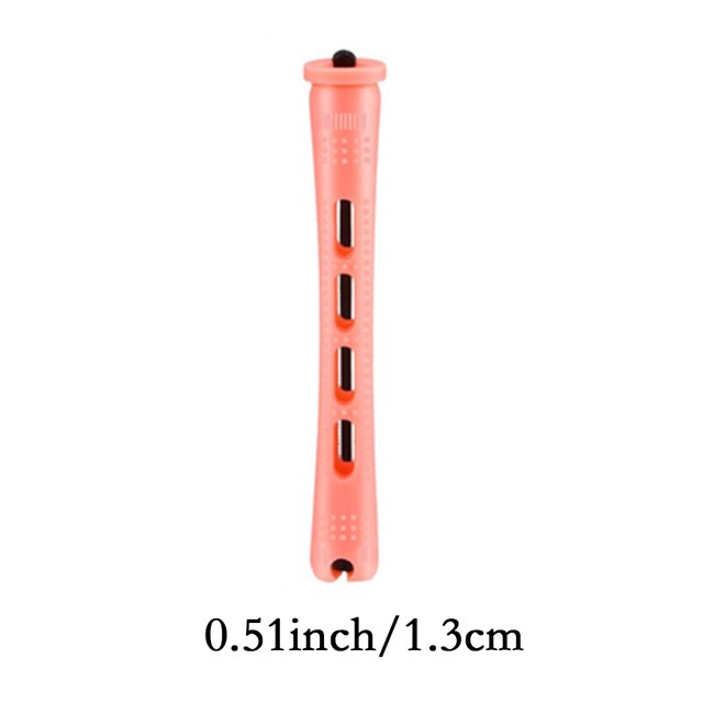 12 sztuk/zestaw trwała ondulacja pręty wałki robić włosów z włosami zimne fale pręty lokówka robić włosów fala dla kobiet robić noszenia jako długie lub krótkie włosy produkty fryzjerskie: różowy